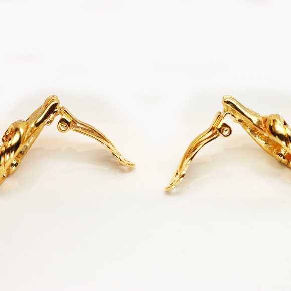 Vintage BOOKPIECE Kenneth Lane Ram's Head Earrings - Picture 9 of 10